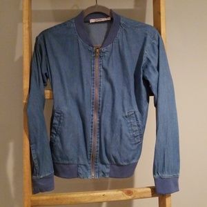 Justfab lightweight denim jacket XS